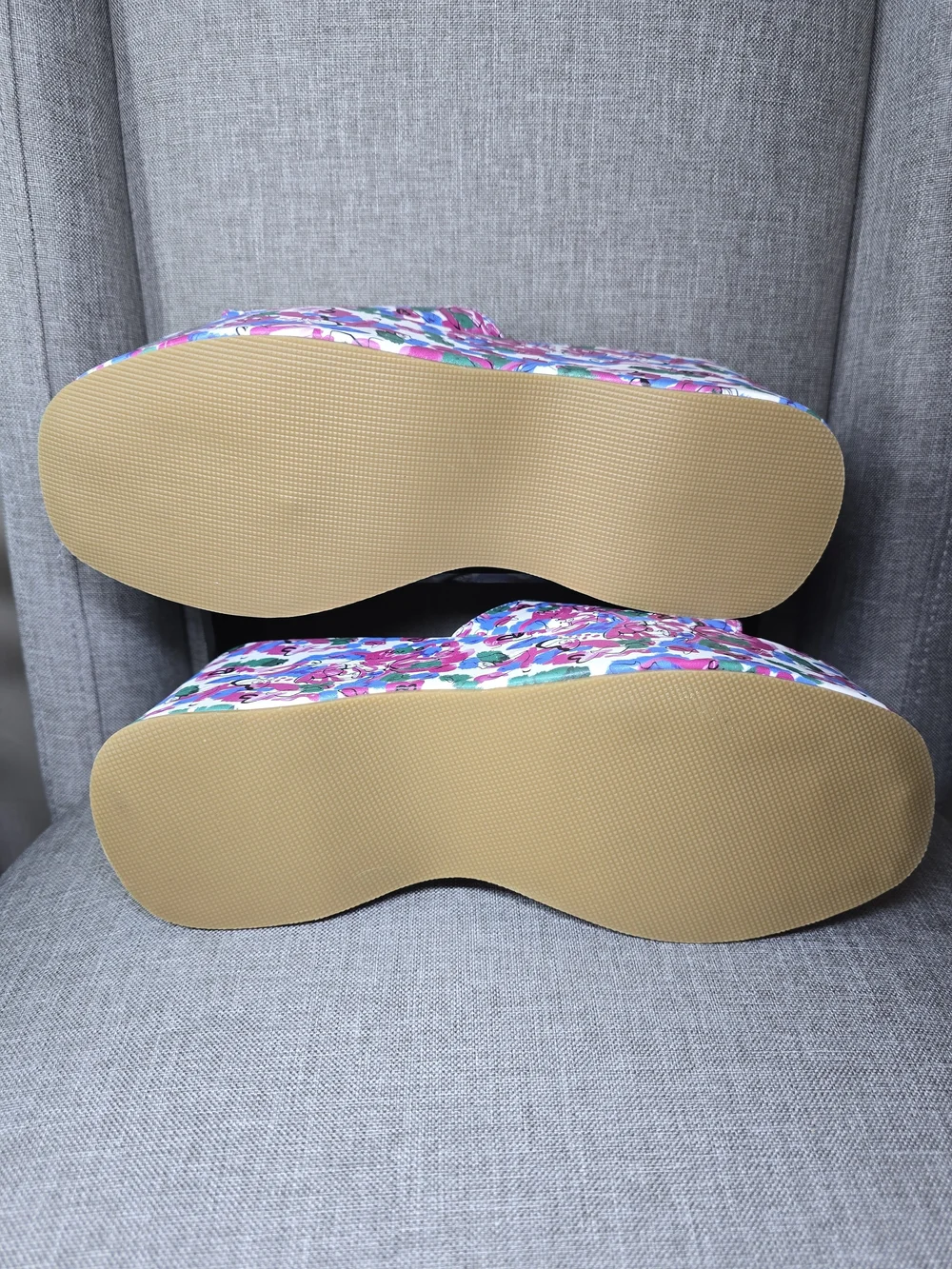 Jena by Weeboo Floral Platform Slide - Pink Lilac